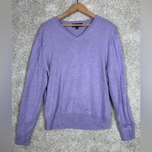 Brooks Brothers Supima Cotton V-neck sweater Men Size M
